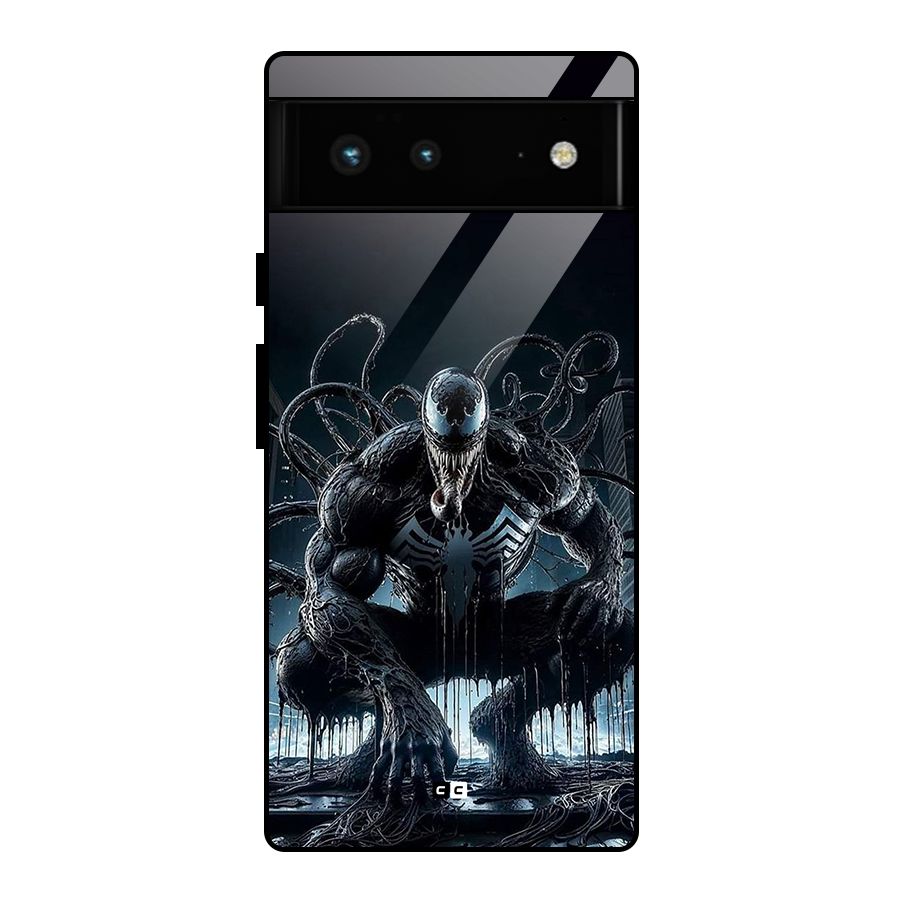 Sitting Venom Glass Back Case for Google Pixel 6