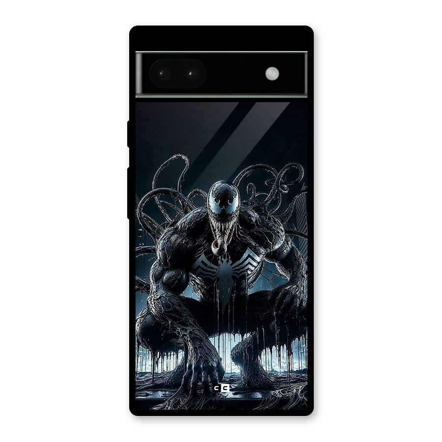 Sitting Venom Glass Back Case for Google Pixel 6a