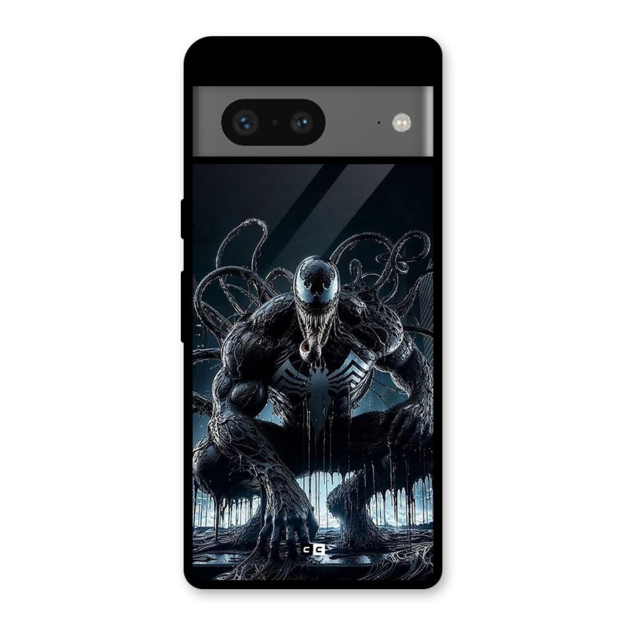 Sitting Venom Glass Back Case for Google Pixel 7