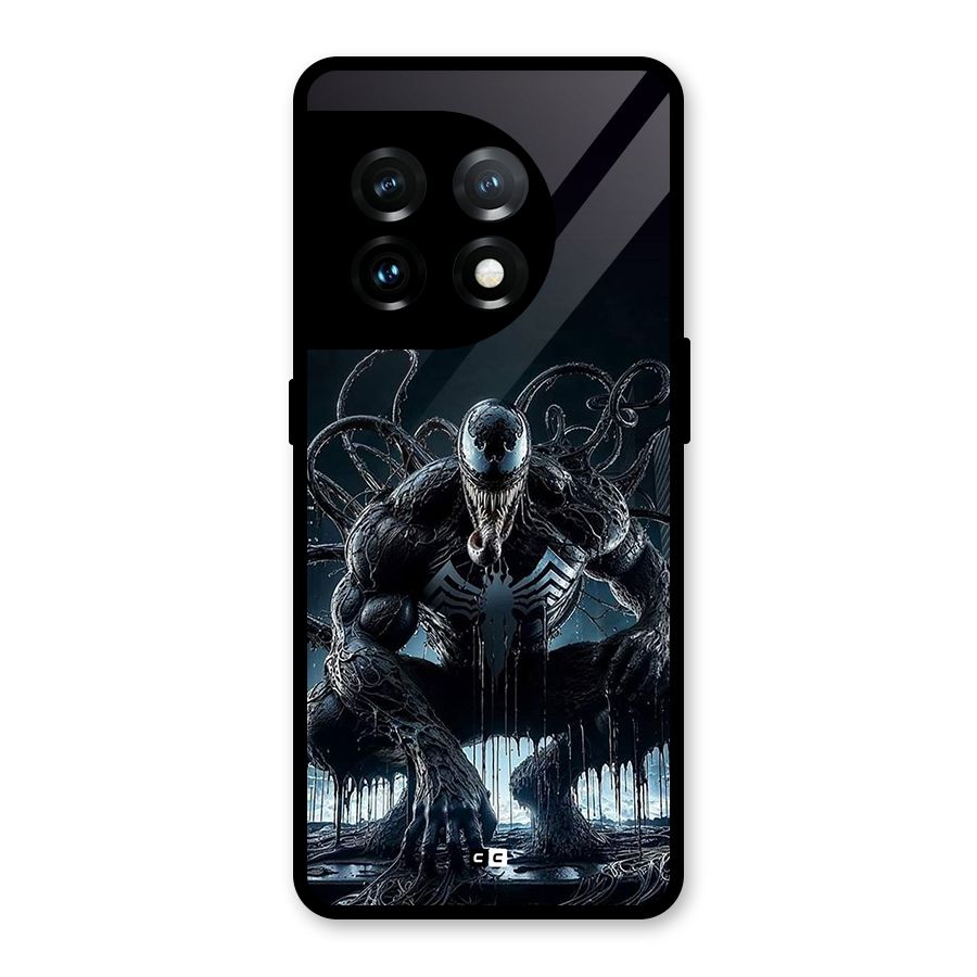 Sitting Venom Glass Back Case for OnePlus 11