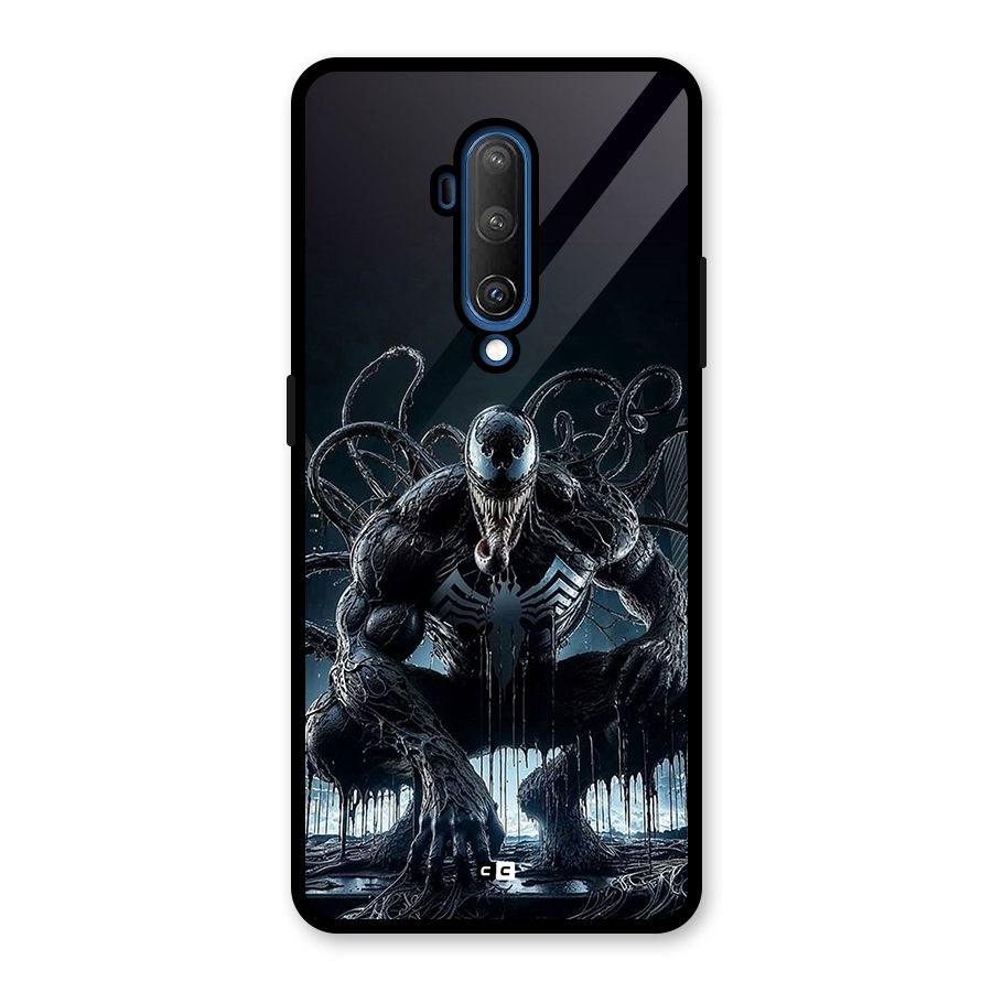 Sitting Venom Glass Back Case for OnePlus 7T Pro