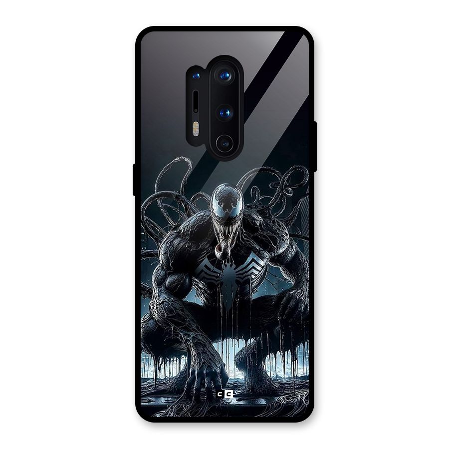 Sitting Venom Glass Back Case for OnePlus 8 Pro