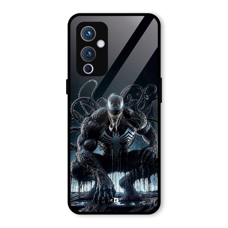 Sitting Venom Glass Back Case for OnePlus 9
