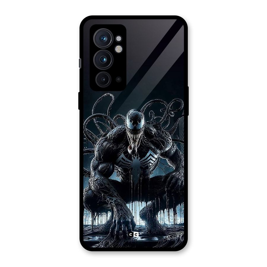 Sitting Venom Glass Back Case for OnePlus 9RT 5G