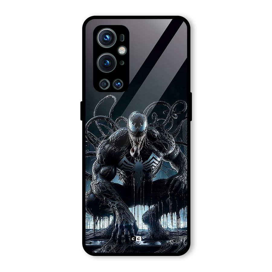 Sitting Venom Glass Back Case for OnePlus 9 Pro