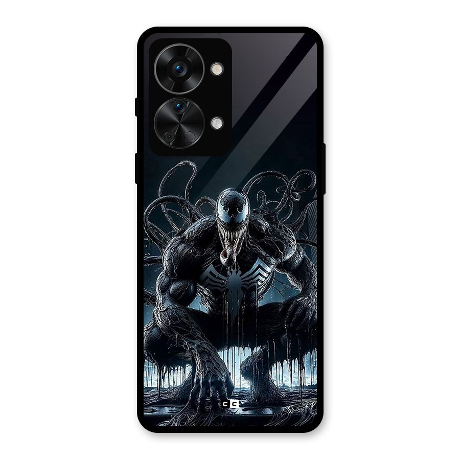 Sitting Venom Glass Back Case for OnePlus Nord 2T