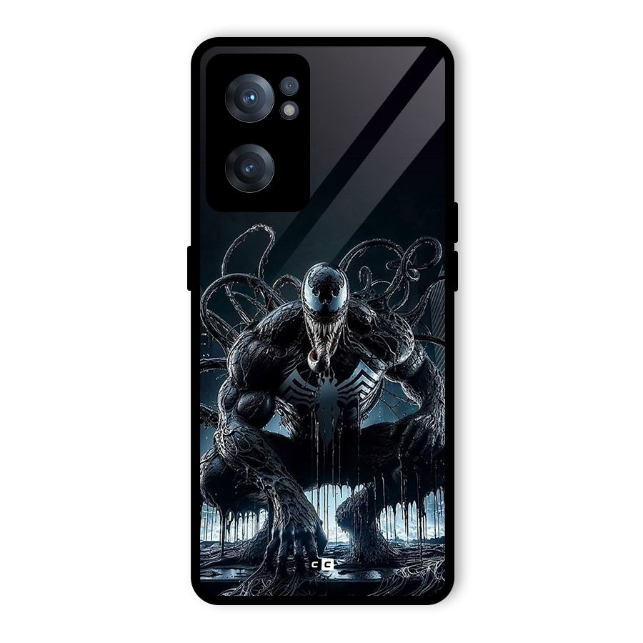 Sitting Venom Glass Back Case for OnePlus Nord CE 2 5G