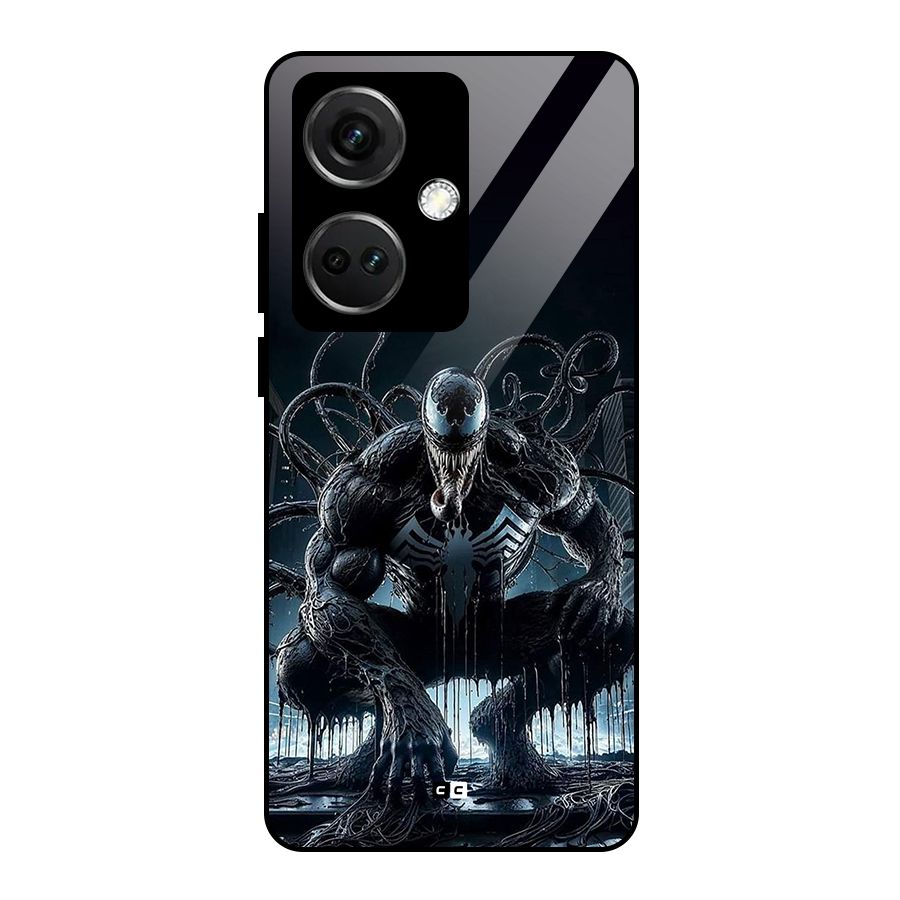 Sitting Venom Glass Back Case for OnePlus Nord CE 3 5G