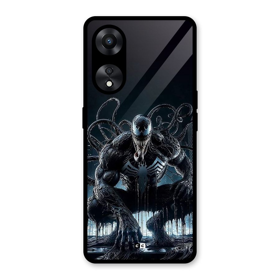 Sitting Venom Glass Back Case for Oppo A78