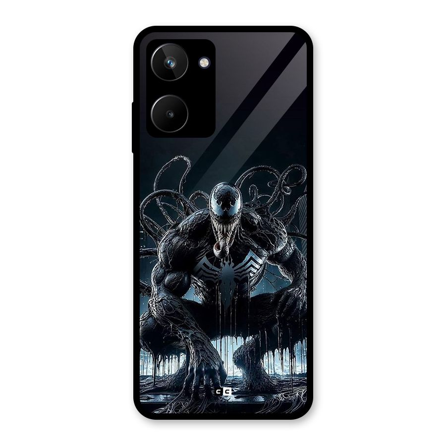 Sitting Venom Glass Back Case for Realme 10