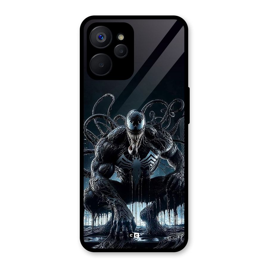 Sitting Venom Glass Back Case for Realme 9i 5G