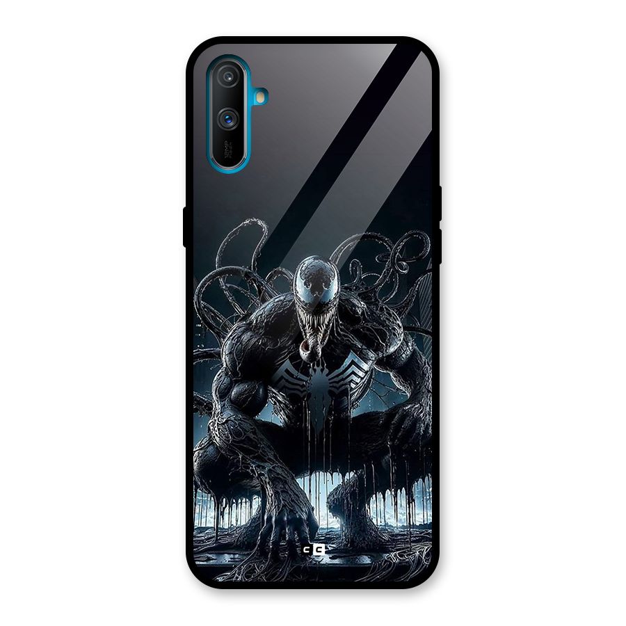 Sitting Venom Glass Back Case for Realme C3