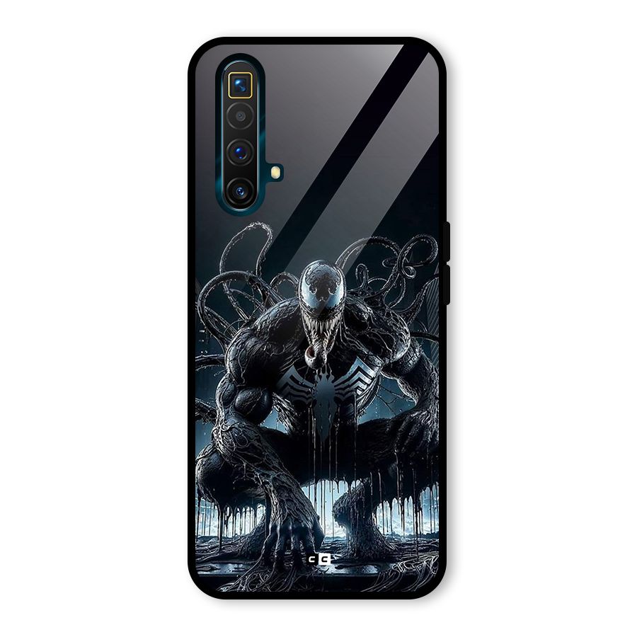 Sitting Venom Glass Back Case for Realme X3