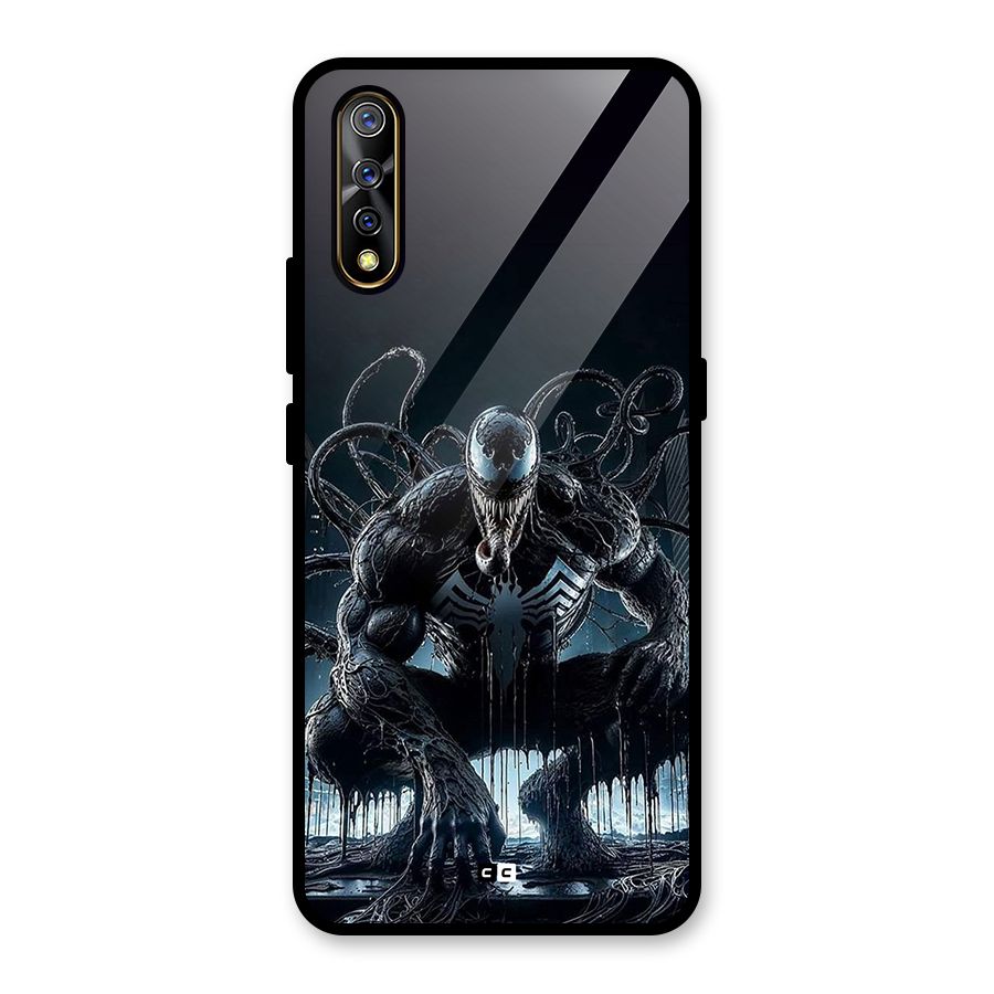 Sitting Venom Glass Back Case for Vivo S1