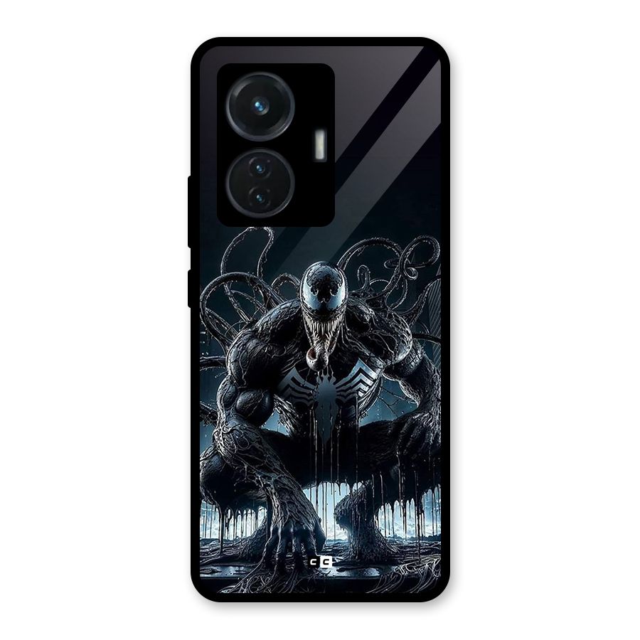 Sitting Venom Glass Back Case for Vivo T1 44W