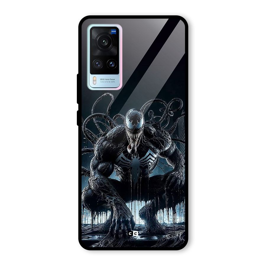 Sitting Venom Glass Back Case for Vivo X60