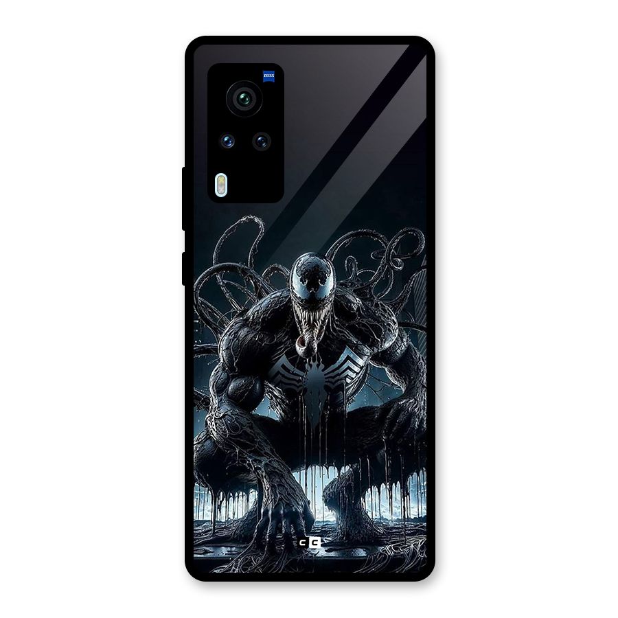 Sitting Venom Glass Back Case for Vivo X60 Pro