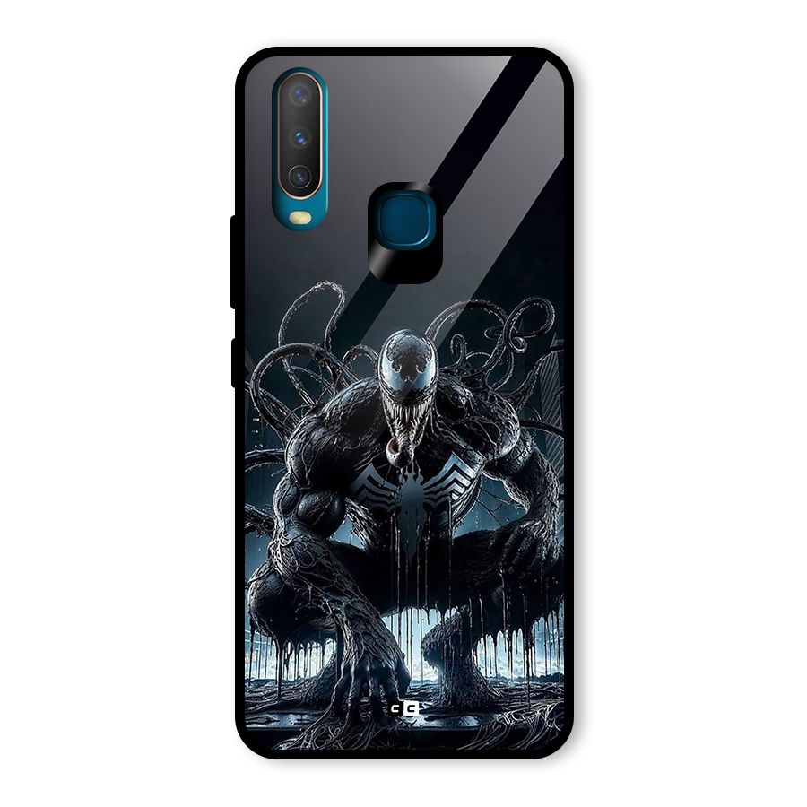 Sitting Venom Glass Back Case for Vivo Y17