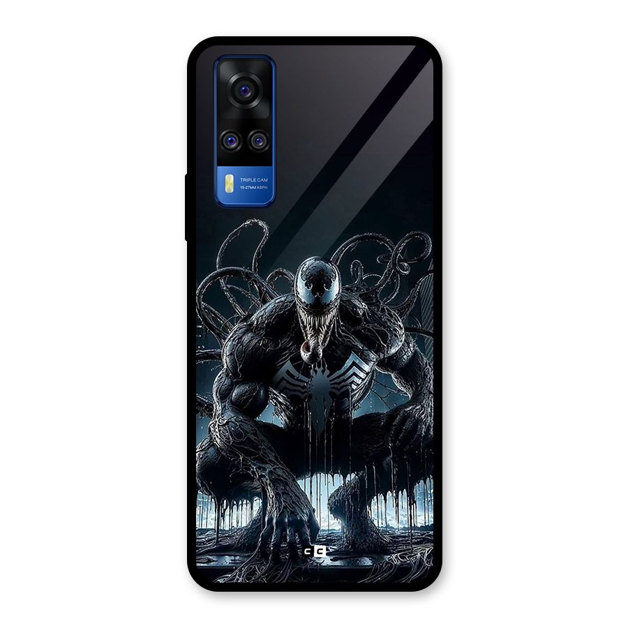 Sitting Venom Glass Back Case for Vivo Y51A