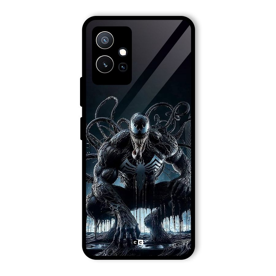 Sitting Venom Glass Back Case for Vivo Y75 5G