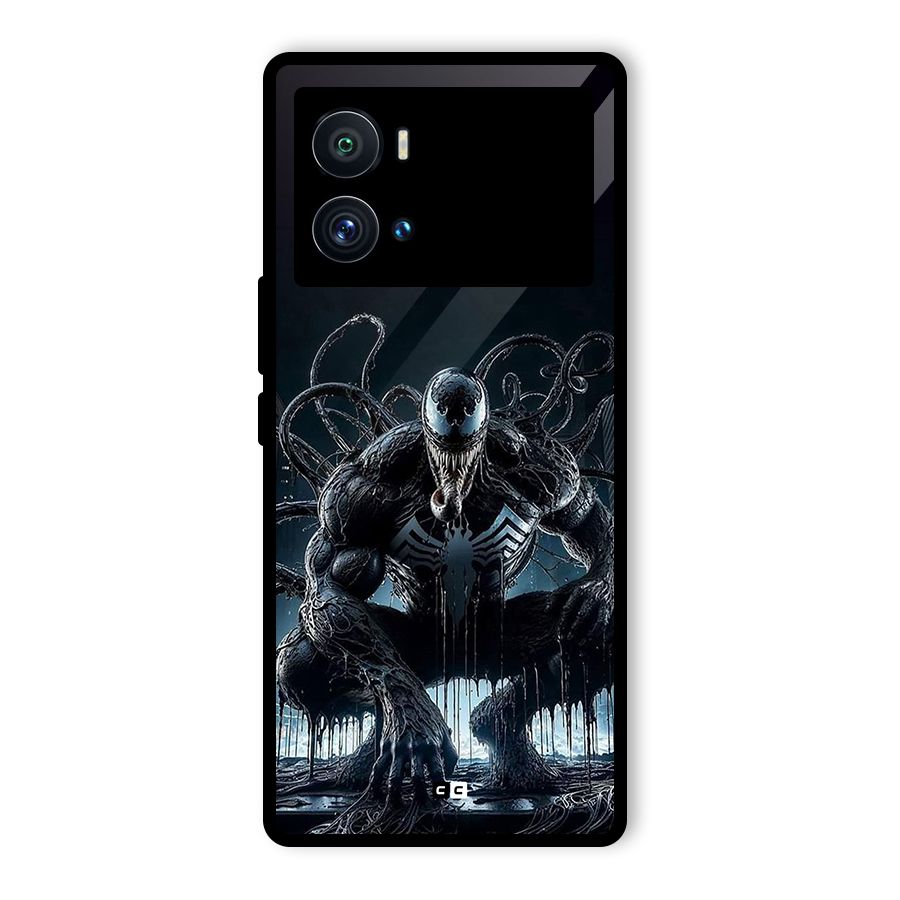 Sitting Venom Glass Back Case for Vivo iQOO 9 Pro