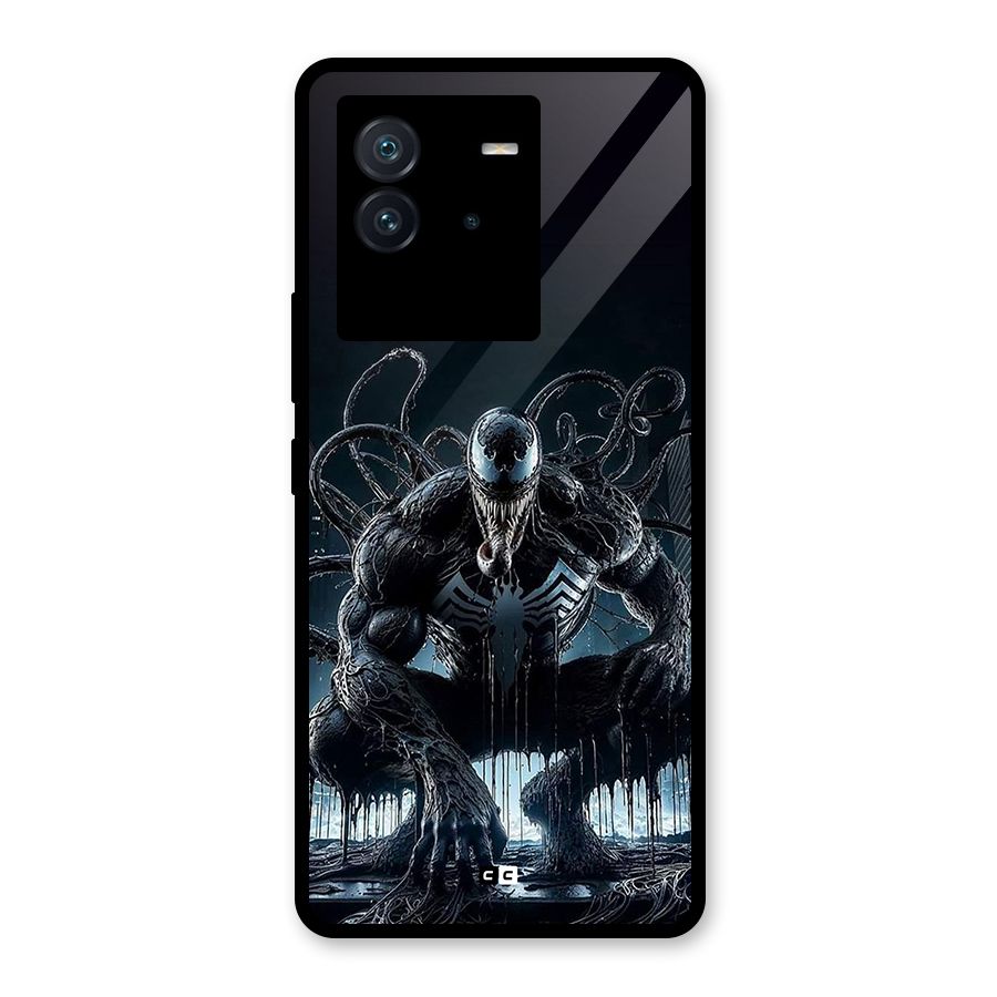 Sitting Venom Glass Back Case for Vivo iQOO Neo 6 5G