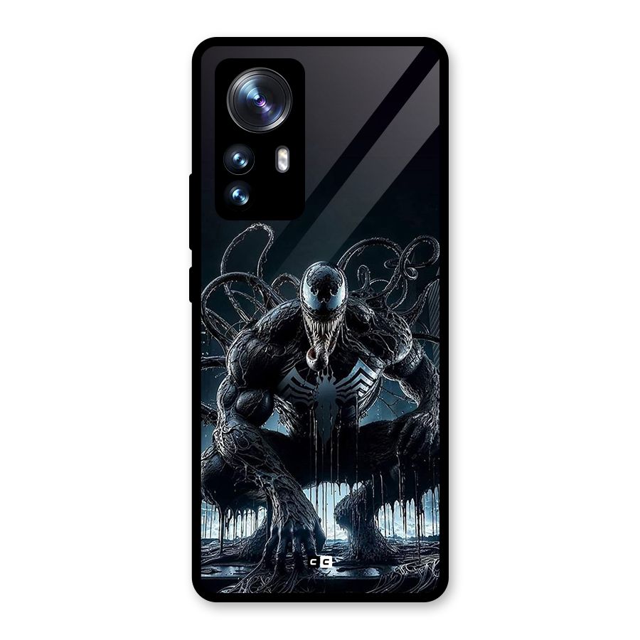 Sitting Venom Glass Back Case for Xiaomi 12 Pro