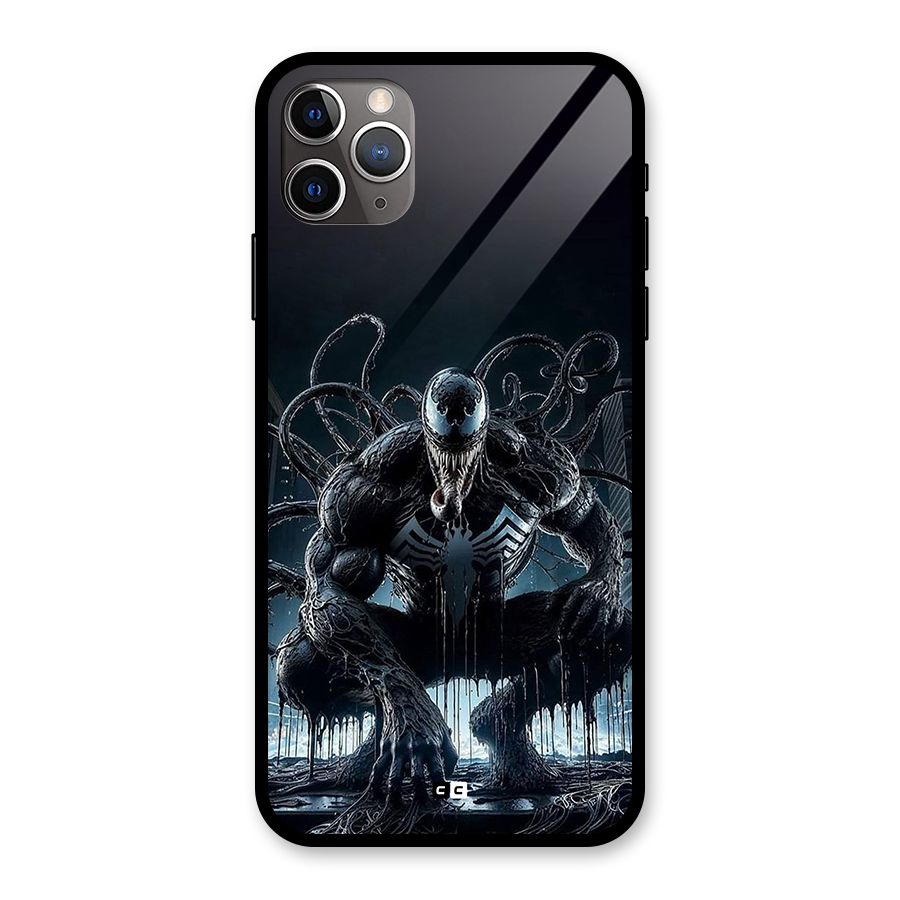 Sitting Venom Glass Back Case for iPhone 11 Pro Max