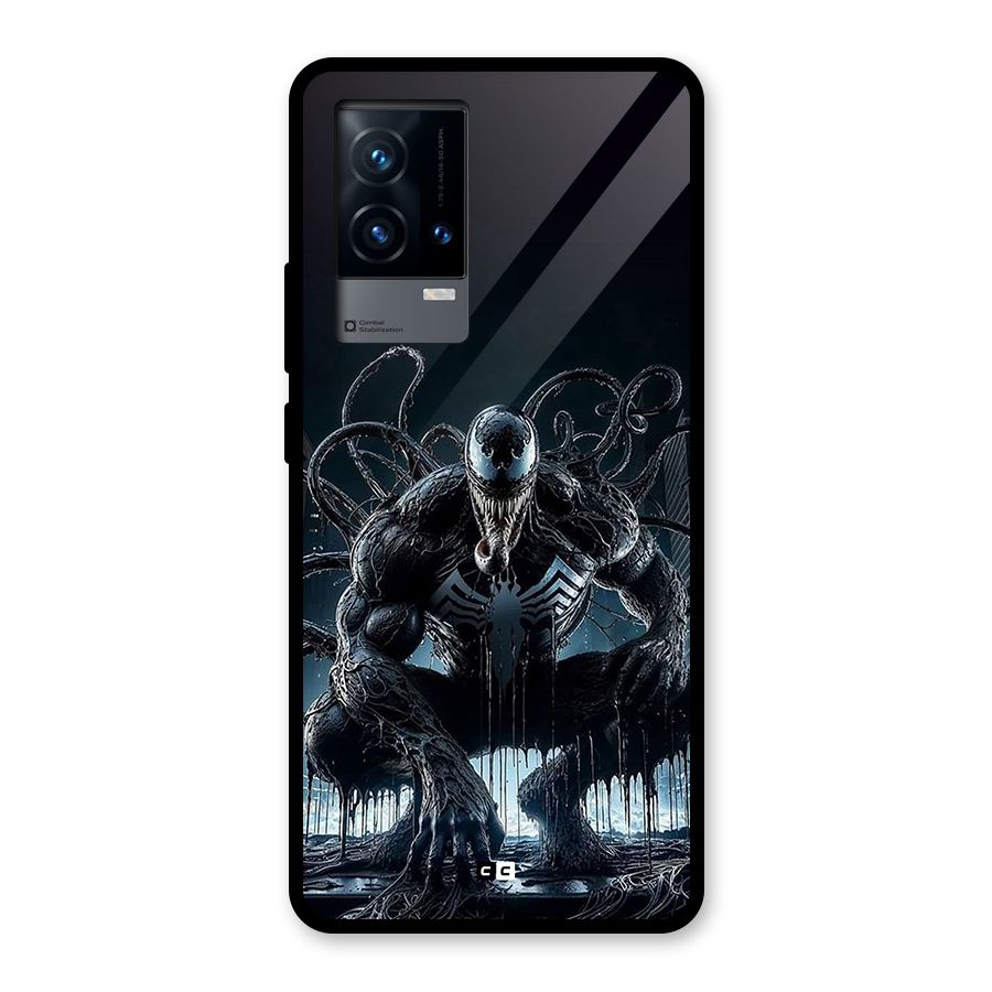 Sitting Venom Glass Back Case for iQOO 9 5G