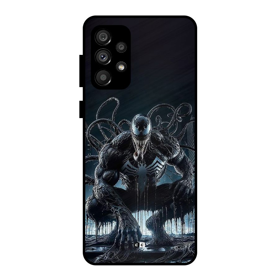 Sitting Venom Metal Back Case for Galaxy A73 5G