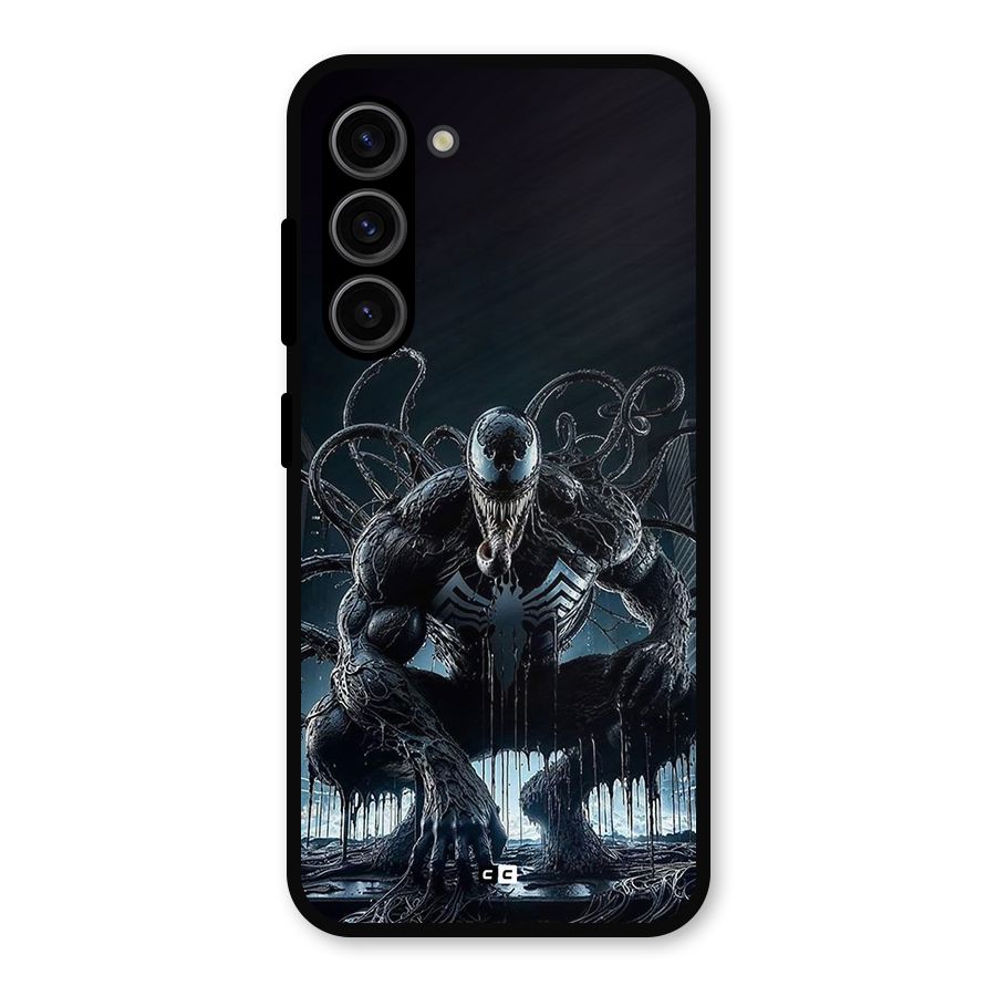 Sitting Venom Metal Back Case for Galaxy S23