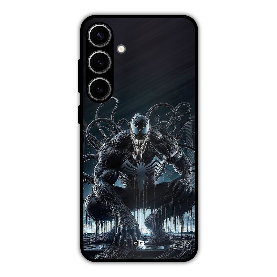 Sitting Venom Metal Back Case for Galaxy S24 Plus