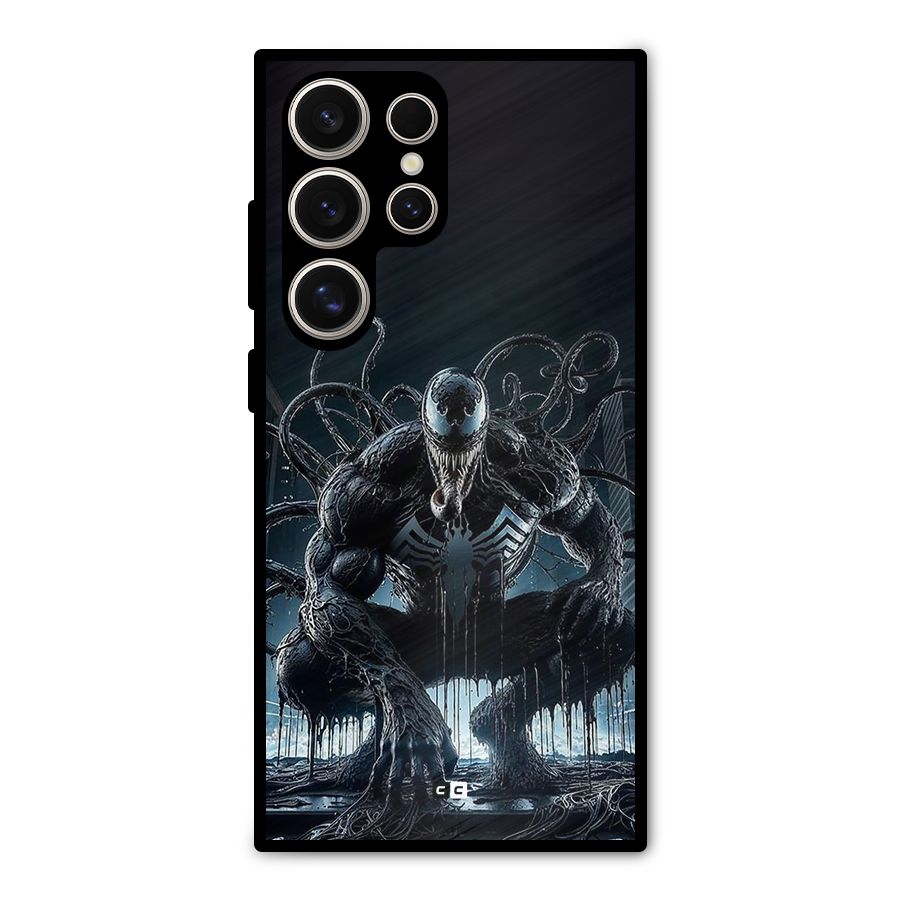 Sitting Venom Metal Back Case for Galaxy S24 Ultra