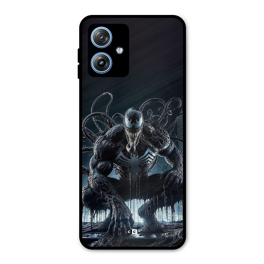 Sitting Venom Metal Back Case for Moto G54