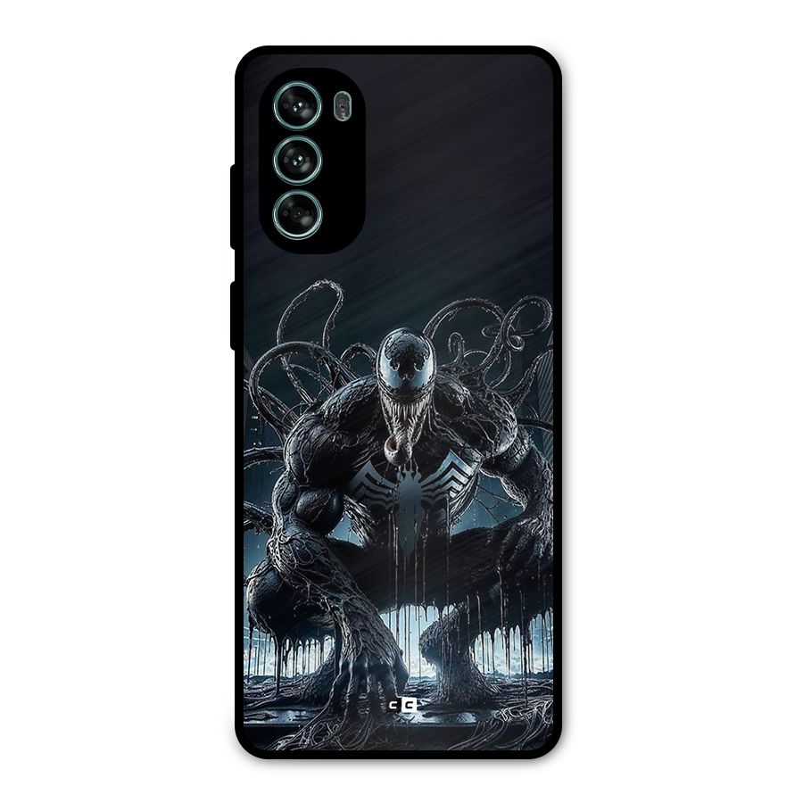 Sitting Venom Metal Back Case for Moto G62