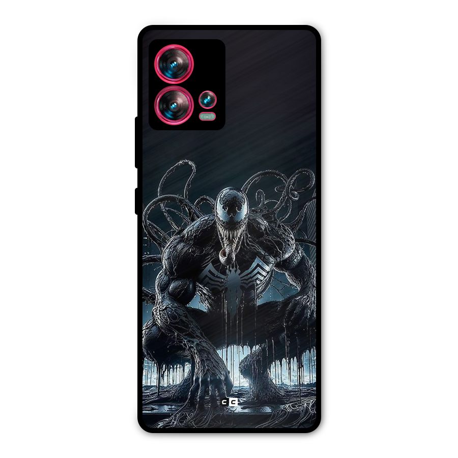 Sitting Venom Metal Back Case for Motorola Edge 30 Fusion