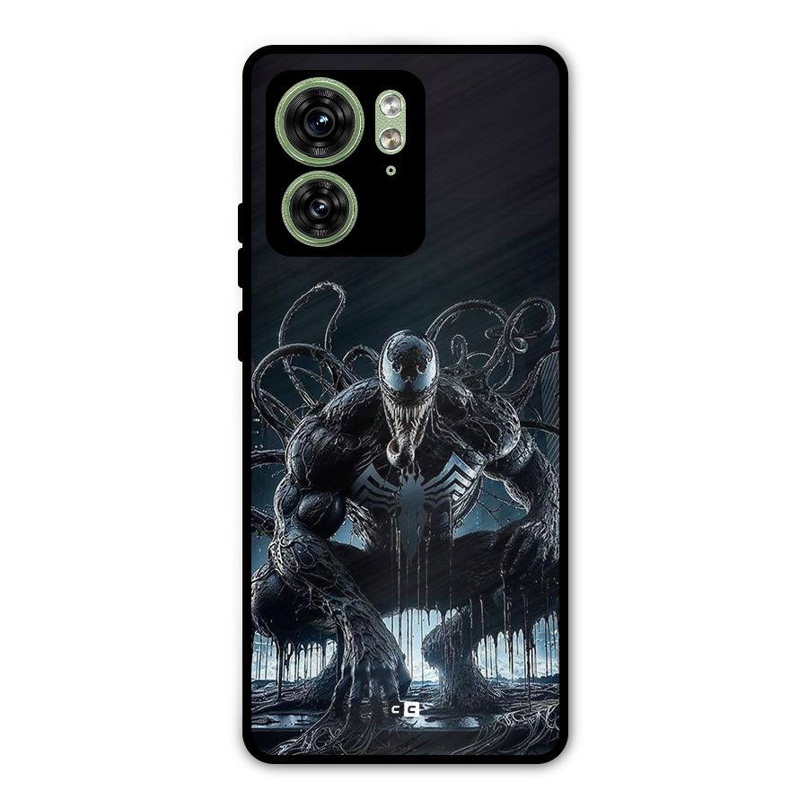 Sitting Venom Metal Back Case for Motorola Edge 40 5G