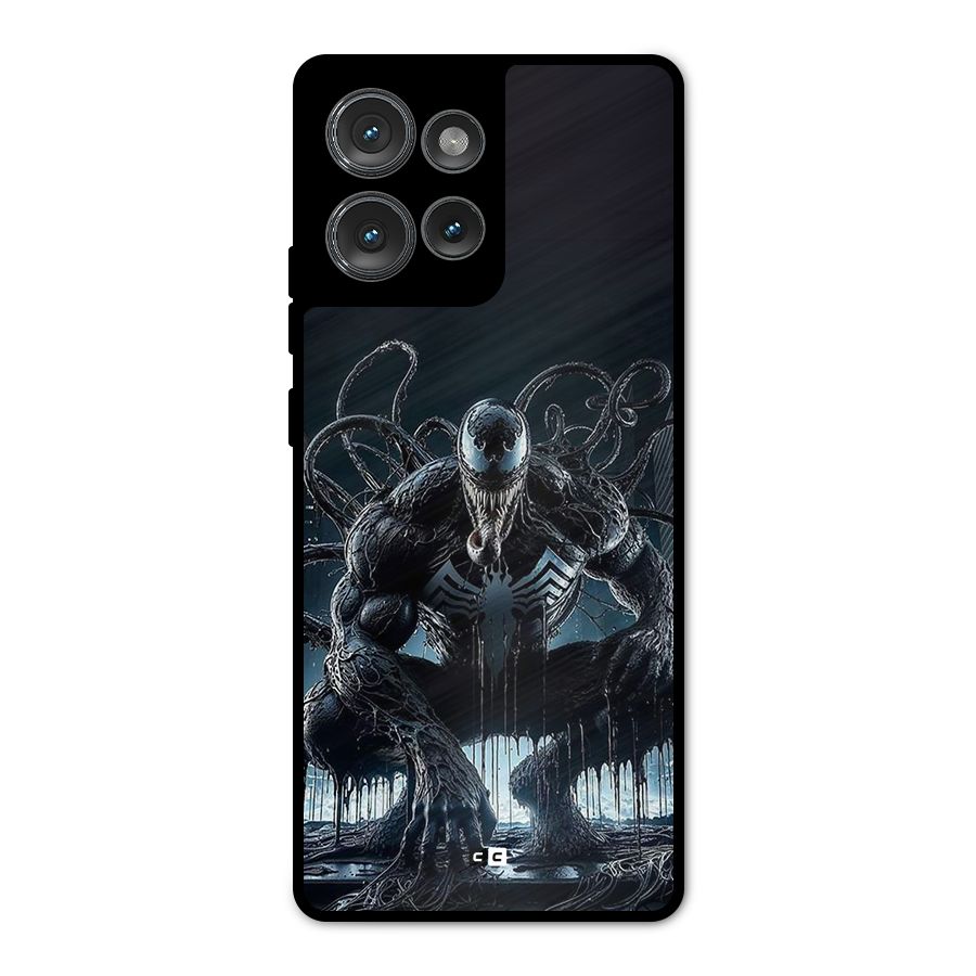 Sitting Venom Metal Back Case for Motorola Edge 50