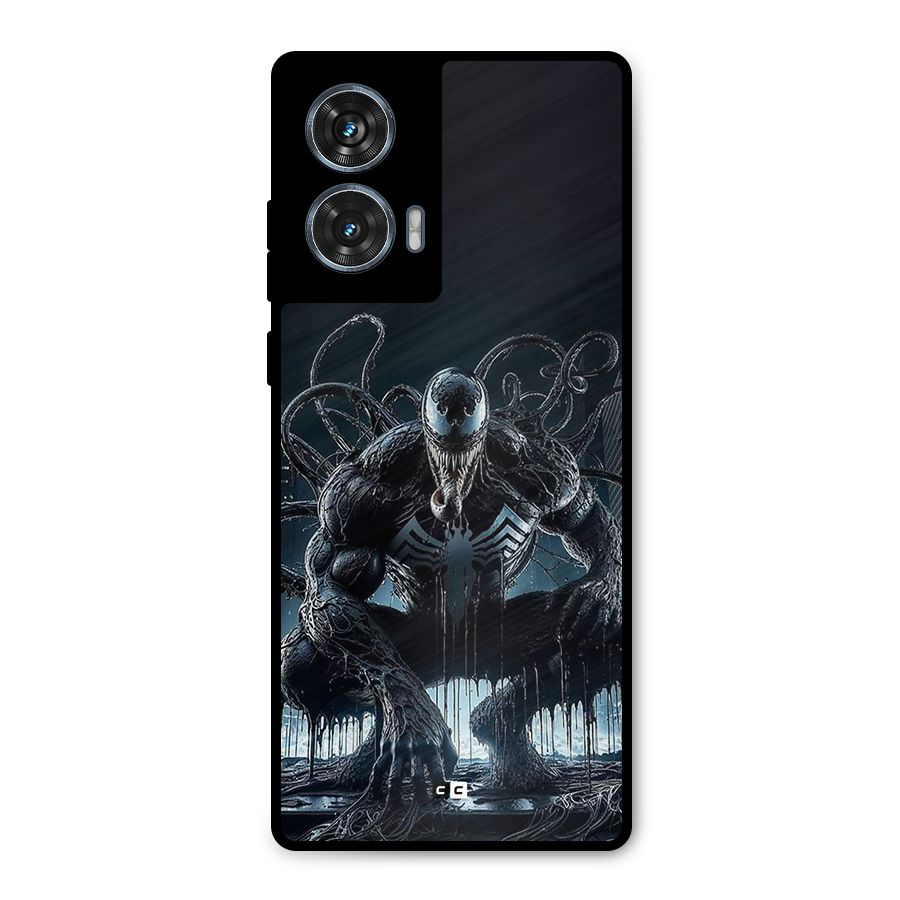 Sitting Venom Metal Back Case for Motorola Edge 50 Fusion