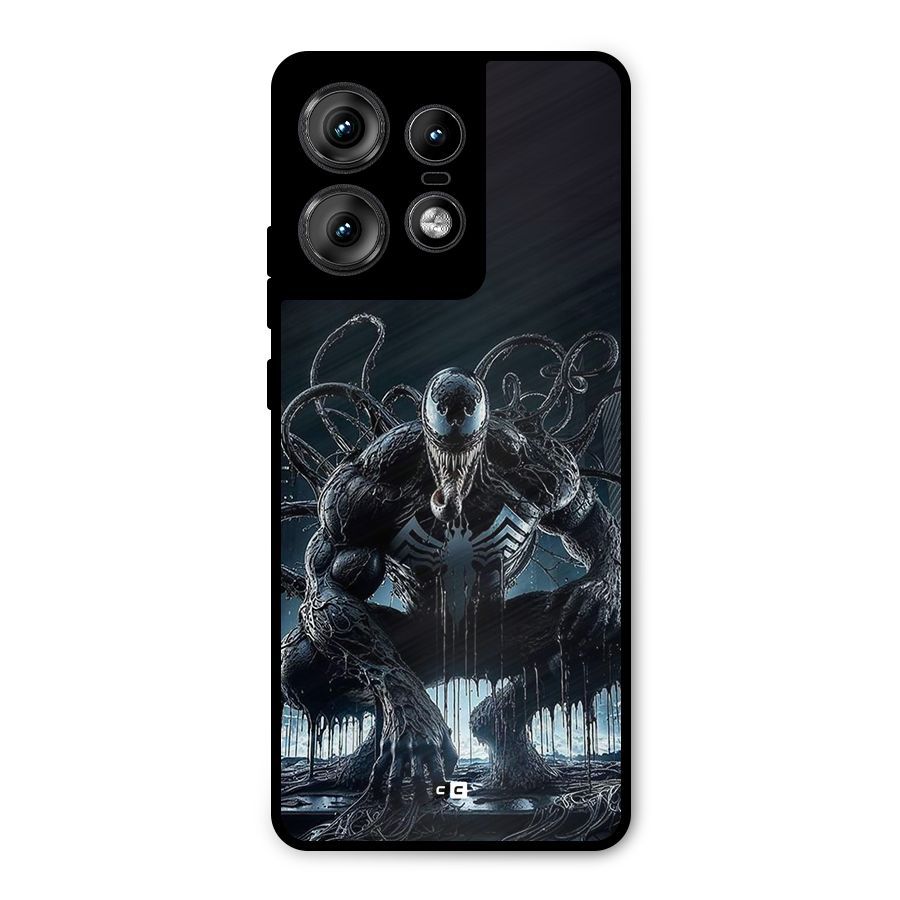 Sitting Venom Metal Back Case for Motorola Edge 50 Pro