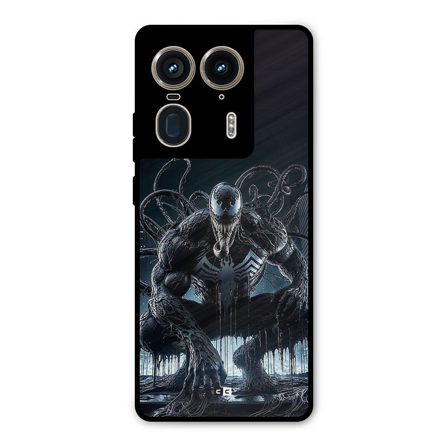 Sitting Venom Metal Back Case for Motorola Edge 50 Ultra