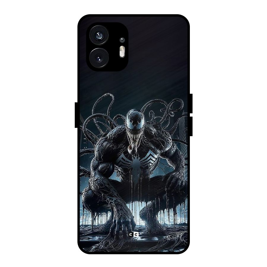 Sitting Venom Metal Back Case for Nothing Phone 2