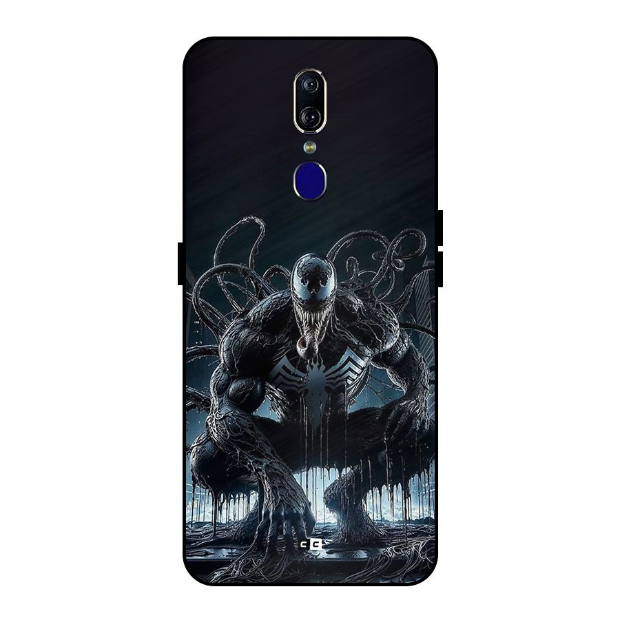Sitting Venom Metal Back Case for Oppo F11