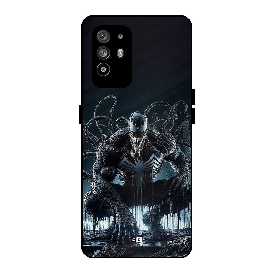 Sitting Venom Metal Back Case for Oppo F19 Pro Plus 5G