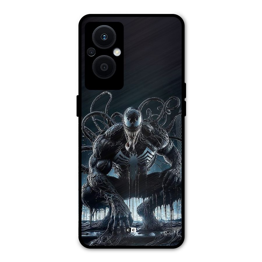 Sitting Venom Metal Back Case for Oppo F21 Pro 5G