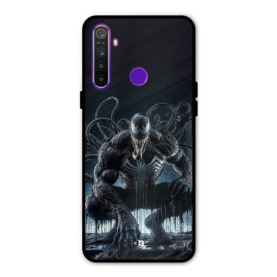 Sitting Venom Metal Back Case for Realme 5i