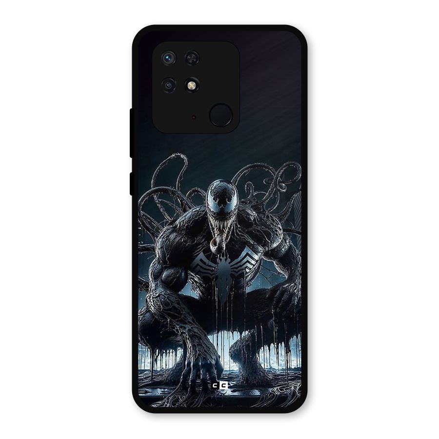 Sitting Venom Metal Back Case for Redmi 10