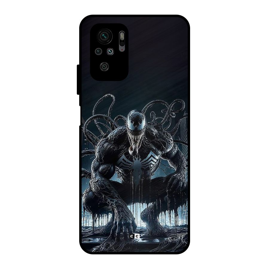 Sitting Venom Metal Back Case for Redmi Note 10S