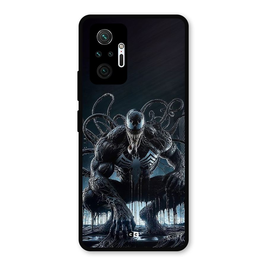 Sitting Venom Metal Back Case for Redmi Note 10 Pro