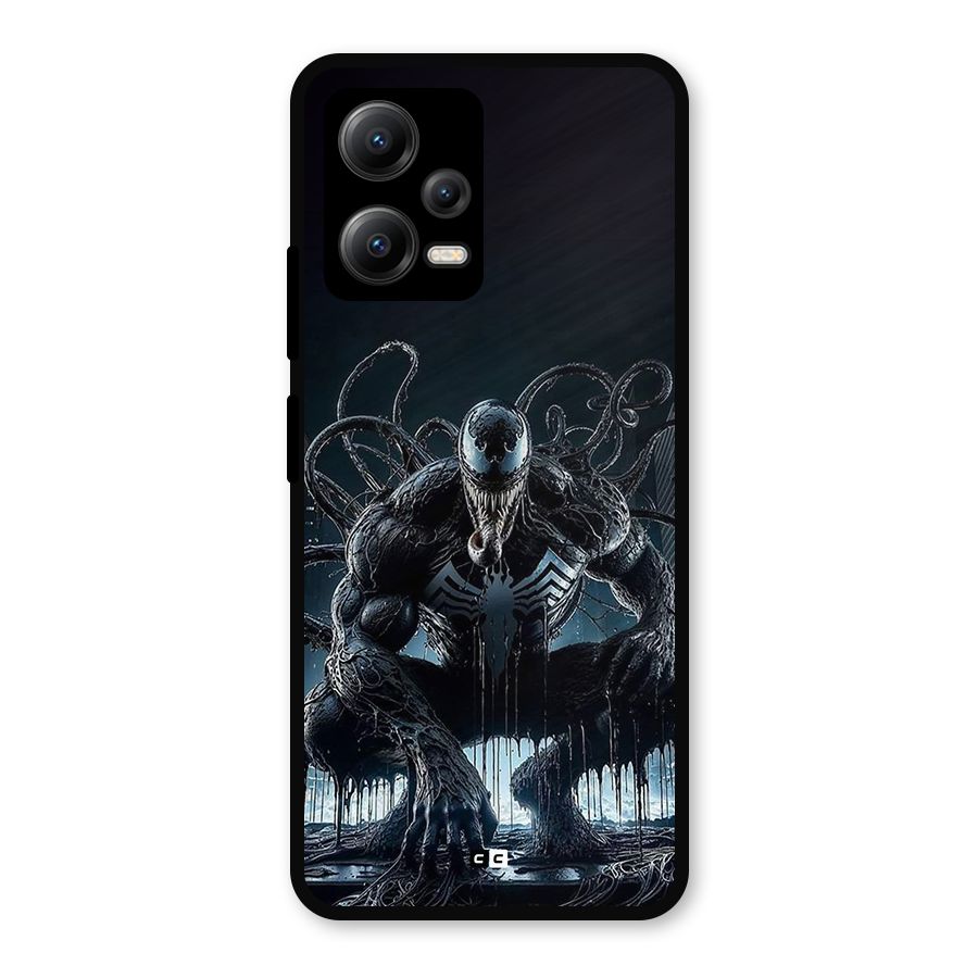 Sitting Venom Metal Back Case for Redmi Note 12 5G